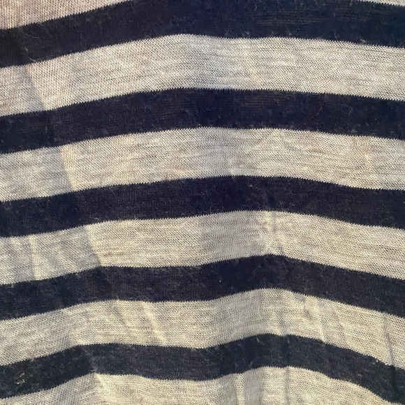 Joe fresh striped long sleeve tee white/navy - Picture 2 of 6